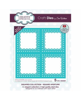 Creative Expressions Sue Wilson Craft Die Squares Collection Square Aperture (CED2501) (OUTLET) Creative Expressions Sue Wilson Craft Die Squares Collection Square Aperture (CED2501) (OUTLET)