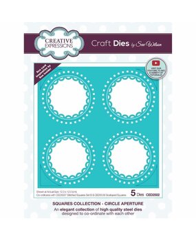 Creative Expressions Sue Wilson Craft Die Squares Collection Circle Aperture (CED2502) (OUTLET) Creative Expressions Sue Wilson Craft Die Squares Collection Circle Aperture (CED2502) (OUTLET)
