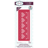Creative Expressions Sue Wilson Craft Die Festive Heart Scalloped Border (CED3251) (OUTLET)
