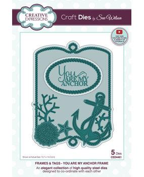 Creative Expressions Sue Wilson Craft Die Frames & Tags You Are My Anchor Frame (CED4461) (OUTLET)