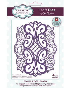 Creative Expressions Sue Wilson Craft Die Frames & Tags Gloria (CED4484) (OUTLET)