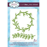 Creative Expressions Helen Colebrook Craft Die Journal Essentials Leafy Wreath (CEDHC001) (OUTLET)