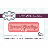 Creative Expressions Jamie Rodgers Craft Die Pierced Season's Greetings (CEDJR031) (OUTLET)