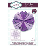 Creative Expressions Jamie Rodgers Craft Die Tea Bag Folding Folk Heart (CEDJR039) (OUTLET)