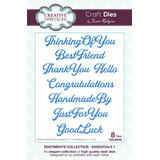 Creative Expressions Jamie Rodgers Craft Die Sentiments Collection Essentials 1 (CEDJR048) (OUTLET)