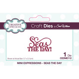 Creative Expressions Sue Wilson Craft Die Mini Expressions Seas The Day (CEDME112) (OUTLET)