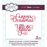 Creative Expressions Sue Wilson Craft Die Festive Mini Expressions A Joyful Christmas (CEDME120) (OUTLET)