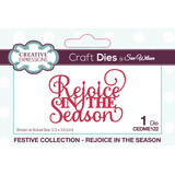Creative Expressions Sue Wilson Craft Die Festive Mini Expressions Duos Rejoice In The Season (CEDME122) (OUTLET)