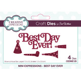Creative Expressions Sue Wilson Craft Die Mini Expressions Best Day Ever (CEDME129) (OUTLET)