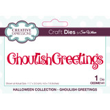 Creative Expressions Sue Wilson Craft Die Ghoulish Greetings (CEDME141) (OUTLET)