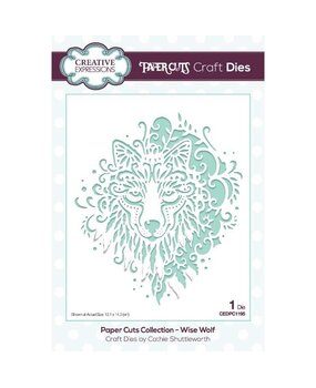 Creative Expressions Paper Cuts Wise Wolf Craft Dies (CEDPC1195) (OUTLET) Creative Expressions Paper Cuts Wise Wolf Craft Dies (CEDPC1195) (OUTLET)