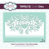 Creative Expressions Paper Cuts Floral Spray Edger (CEDPC1201) (OUTLET)