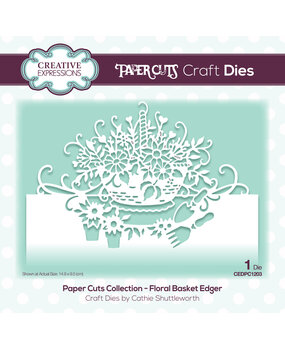 Creative Expressions Paper Cuts Floral Basket Edger (CEDPC1203) (OUTLET) Creative Expressions Paper Cuts Floral Basket Edger (CEDPC1203) (OUTLET)