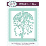 Creative Expressions Paper Cuts Two's Company Double Edger (CEDPC1210) (OUTLET)