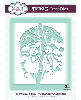 Creative Expressions Paper Cuts Two's Company Double Edger (CEDPC1210) (OUTLET) Creative Expressions Paper Cuts Two's Company Double Edger (CEDPC1210) (OUTLET)