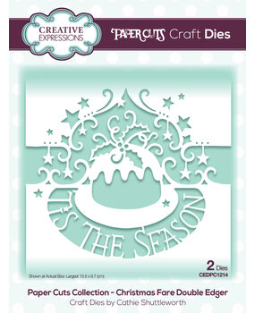 Creative Expressions Paper Cuts Christmas Fare Double Edger (CEDPC1214) (OUTLET) Creative Expressions Paper Cuts Christmas Fare Double Edger (CEDPC1214) (OUTLET)