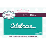 Creative Expressions Craft Dies One-Liner Collection Celebrate (CEDSE013) (OUTLET)