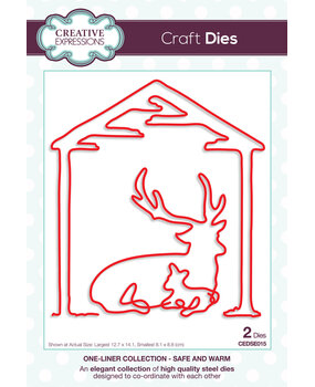 Creative Expressions Craft Dies One-liner Collection Safe & Warm (CEDSE015) (OUTLET)
