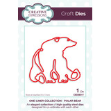 Creative Expressions Craft Dies One-liner Collection Polar Bear (CEDSE017) (OUTLET)