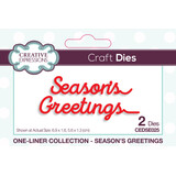 Creative Expressions Craft Dies One-liner Collection Seasons Greetings (CEDSE025) (OUTLET)