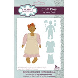 Creative Expressions Sam Poole Craft Die Rustic Homestead Stitched Doll (CEDSP029) (OUTLET)