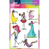 Creative Expressions Jane Davenport Clear Stamp Celebrate Life (CEJDCS001) (OUTLET)