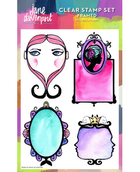 Creative Expressions Jane Davenport Clear Stamp Framed (CEJDCS009) (OUTLET)