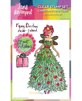 Creative Expressions Jane Davenport Clear Stamp Christmas Tree Fairy (CEJDCS011) (OUTLET)