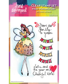 Creative Expressions Jane Davenport Clear Stamp Figgy Pudding Fairy (CEJDCS012) (OUTLET)