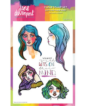 Creative Expressions Jane Davenport Clear Stamp Set Lots On Their Mind (CEJDCS018) (OUTLET) Creative Expressions Jane Davenport Clear Stamp Set Lots On Their Mind (CEJDCS018) (OUTLET)