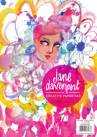 Creative Expressions Jane Davenport A4 Creative Paper Pad (CEJDPP001) (OUTLET) Creative Expressions Jane Davenport A4 Creative Paper Pad (CEJDPP001) (OUTLET)