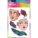 Creative Expressions Jane Davenport Clear Stamp Set SideChick (CEJDSC035) (OUTLET)