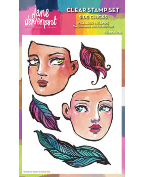 Creative Expressions Jane Davenport Clear Stamp Set SideChick (CEJDSC035) (OUTLET) Creative Expressions Jane Davenport Clear Stamp Set SideChick (CEJDSC035) (OUTLET)