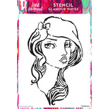 Creative Expressions Jane Davenport Stencil A4 Glamour Waves (CEJDST001) (OUTLET)