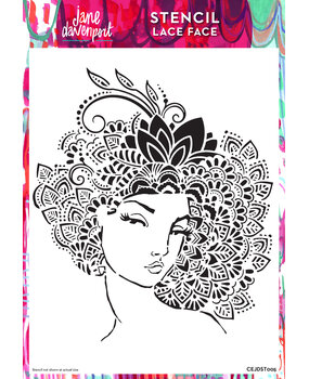 Creative Expressions Jane Davenport Stencil A4 Lace Face (CEJDST005) (OUTLET) Creative Expressions Jane Davenport Stencil A4 Lace Face (CEJDST005) (OUTLET)