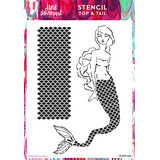 Creative Expressions Jane Davenport Stencil A4 Top & Tail (CEJDST006) (OUTLET)