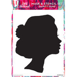 Creative Expressions Jane Davenport Mask & Stencil A4 Dainty Dame (CEJDST007) (OUTLET)