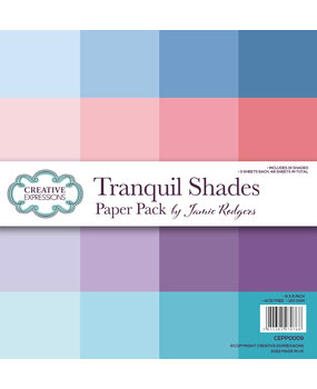 Creative Expressions Jamie Rodgers 8x8 Inch Paper Pack Tranquil Shades (CEPP0009) (OUTLET)