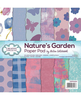 Creative Expressions Helen Colebrook 8x8 Inch Paper Pad Natures Garden (CEPP0023) (OUTLET)
