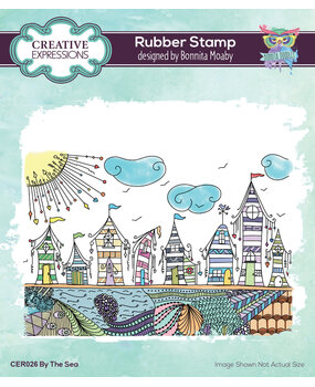 Creative Expressions Bonnita Moaby Rubber Stamp A6 By The Sea (CER026) (OUTLET)