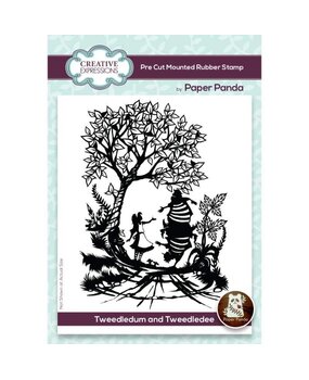 Creative Expressions Paper Panda Rubber Stamp A6 Tweedledum and Tweedledee (CERPP011) (OUTLET) Creative Expressions Paper Panda Rubber Stamp A6 Tweedledum and Tweedledee (CERPP011) (OUTLET)