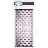 Creative Expressions Sue Wilson Stencil Slimline Basket Weave (CEST037) (OUTLET)