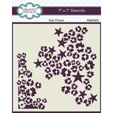Creative Expressions Stencil 7x7 Inch Star Flower (CEST072) (OUTLET)