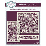 Creative Expressions Jamie Rodgers Stencil Delicate Dragonflies (CEST073) (OUTLET)