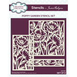Creative Expressions Jamie Rodgers Stencil Poppy Garden (CEST075) (OUTLET)