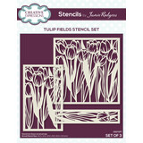 Creative Expressions Jamie Rodgers Stencil Tulip Fields (CEST077) (OUTLET)