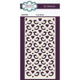 Creative Expressions Stencil DL Love Birds (CEST099) (OUTLET)