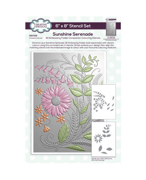 Creative Expressions Companion Colouring Stencil Sunshine Serenade (2pcs) (CEST155) (OUTLET) Creative Expressions Companion Colouring Stencil Sunshine Serenade (2pcs) (CEST155) (OUTLET)