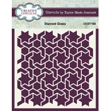 Creative Expressions Taylor Made Journals Stencil Stained Glass (CEST165) (OUTLET)
