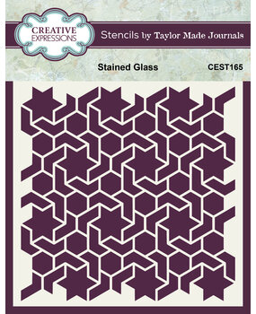 Creative Expressions Taylor Made Journals Stencil Stained Glass (CEST165) (OUTLET) Creative Expressions Taylor Made Journals Stencil Stained Glass (CEST165) (OUTLET)